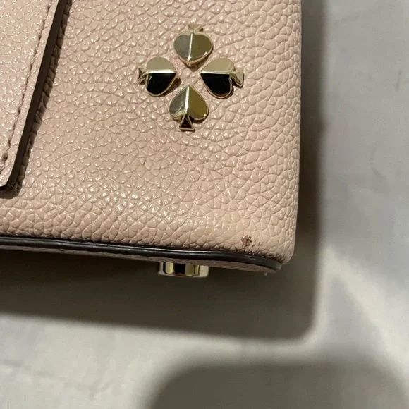 Kate Spade Pink Satchel with Gold Accents - Picture 15 of 16